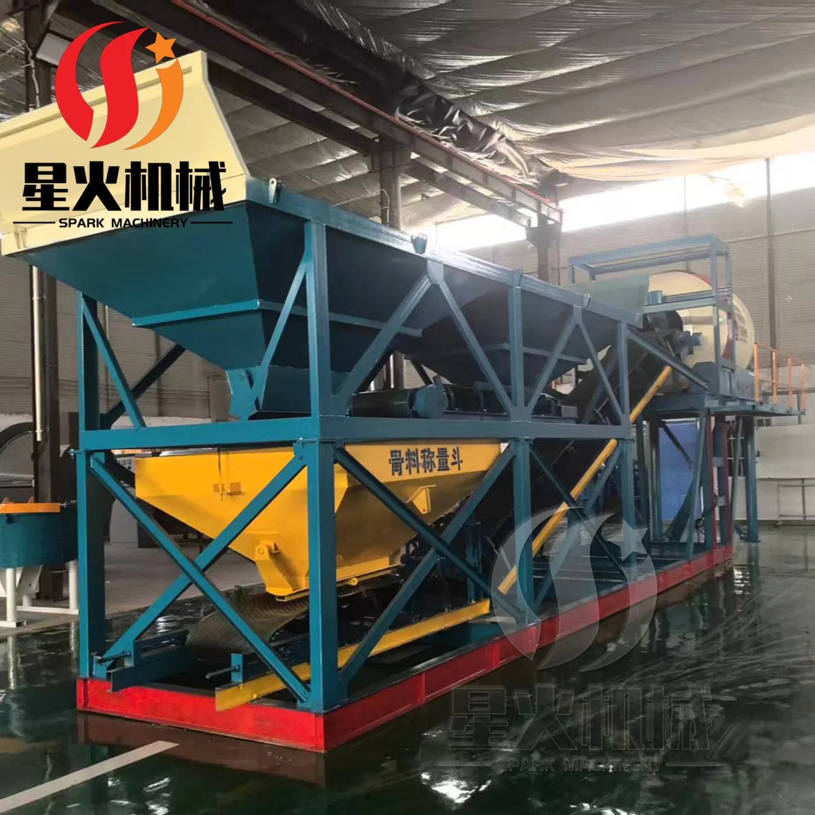 Eco-Friendly Concrete Batching Plant 25/35/50 M3/H Reducing Dust and Noise Emissions