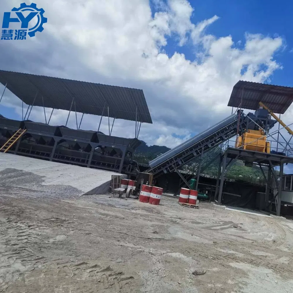 Hzs60 Stationary Modular Design Concrete Batching Plant Concrete Mixing Plant
