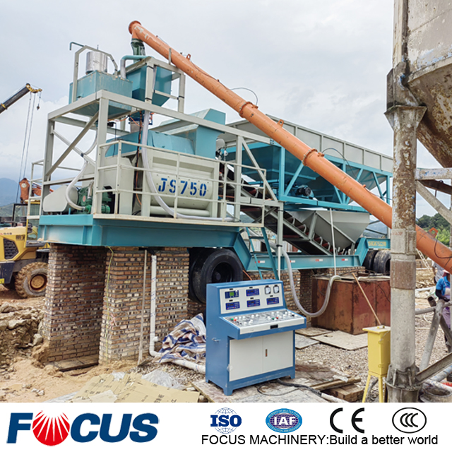 35m3/H Compact Mini Concrete Batching Plant for Small-Scale Contractors
