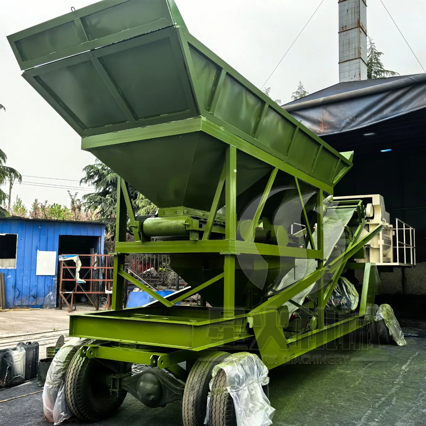 High-Capacity Concrete Batching Plant 25/35/50 M3/H for Large-Scale Infrastructure Projects