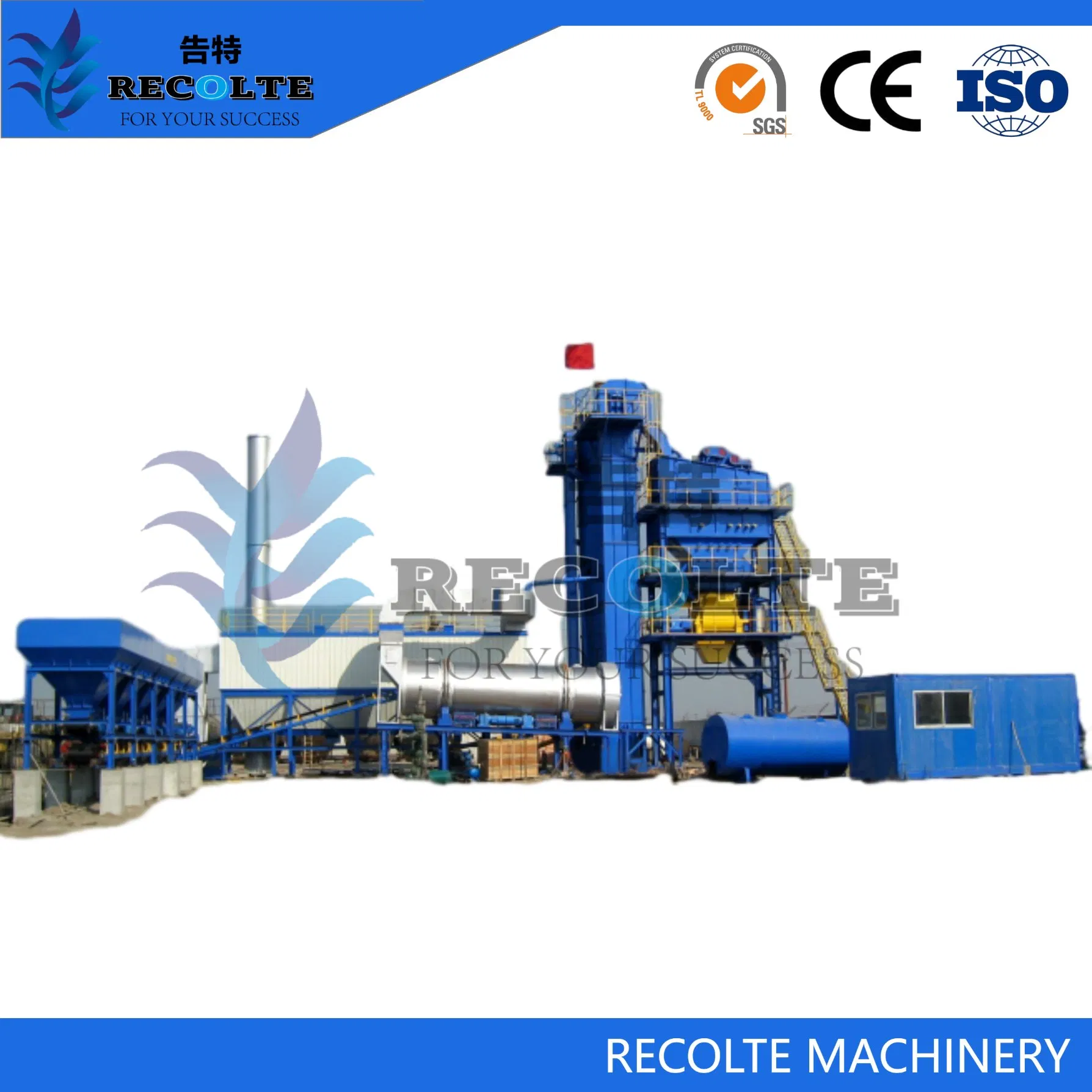 80t /Asphalt Mixing Plant / Asphalt Batching Plant/Automated Feeding for Smooth Flow