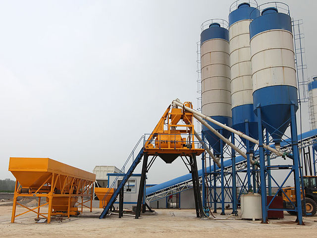 Construction Equipment Ready Mix Concrete Batching Mixing Plant for Sale