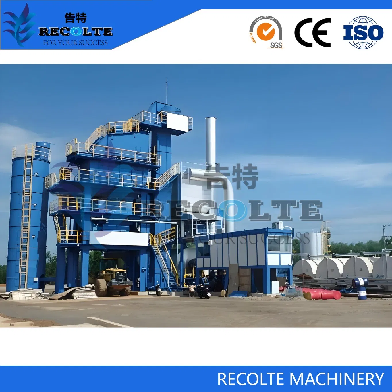 160t /Asphalt Mixing Plant / Asphalt Batching Plant /Automated Feeding for Smooth Flow