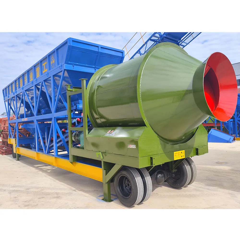 Portable Mobile Drum Concrete Mixer Batching Plant for Sale