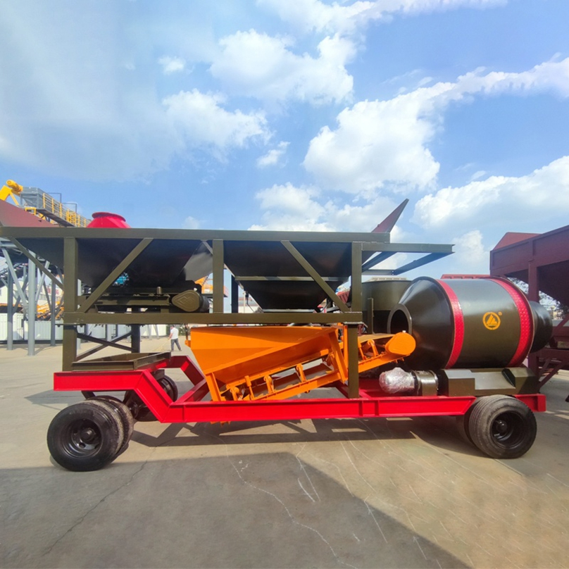 Yhzm25-100m3/H Small Mobile Ready Mix Concrete Batching Plant