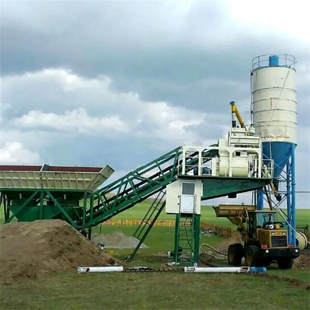 50m³ 60m³ Precast Mobile Concrete Mixing Plant Ready Mix Concrete Plant Concrete Batching and Mixing Plant