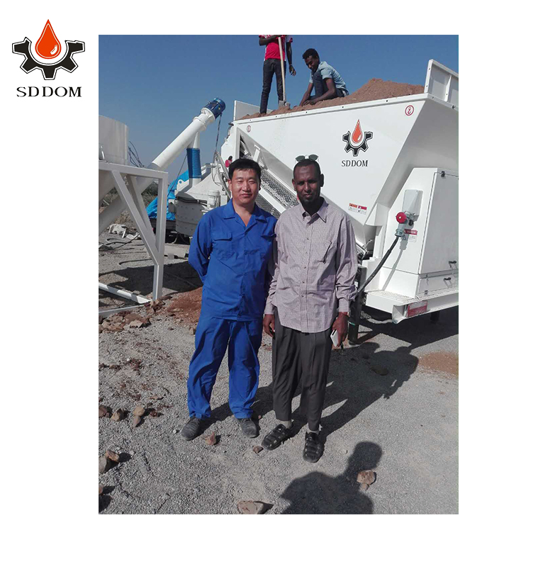10 20 30 M3/H Concrete Construction Equipment Mobile Concrete Mixing Plant with Planetary Concrete Mixer Machine