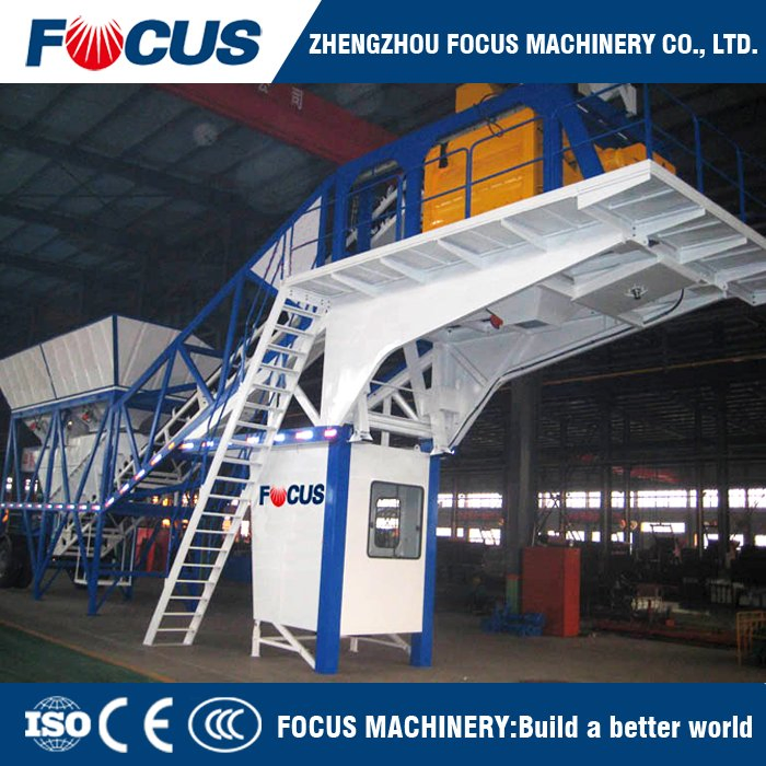 Manufacturers Portable Yhzs25 Mobile Concrete Mixer Plant Overall Power 40kw