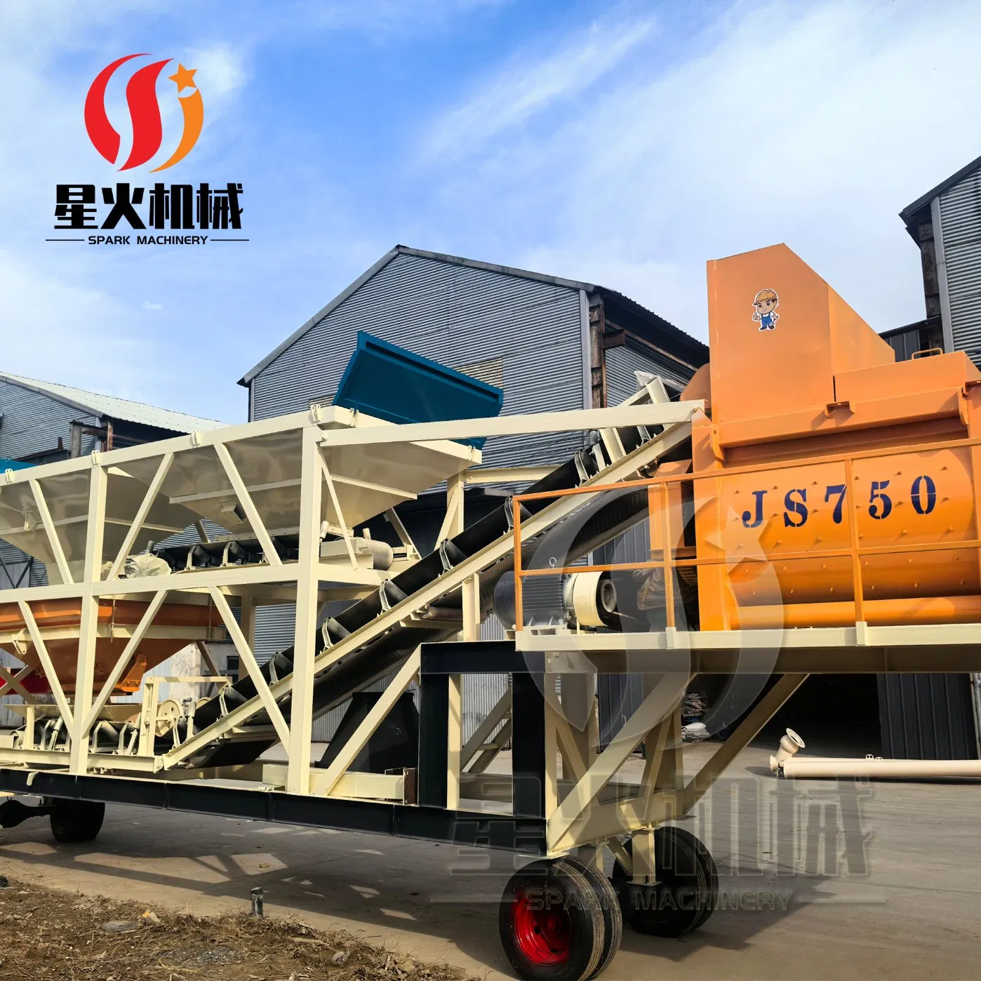 Versatile Concrete Batching Plant 25/35/50 M3/H for Ready-Mix and Precast Concrete Work