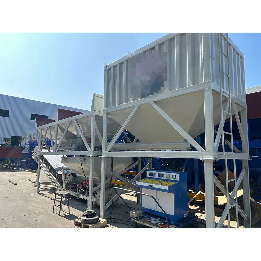 Customizable Mobile Concrete Batching Plant with Advanced Belt Loaders