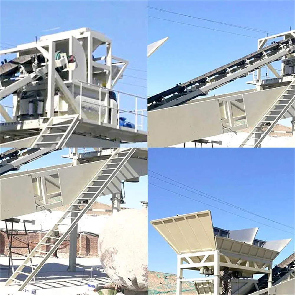 50m³/H Portable Concrete Batch Plant with Fully Automated Batching System