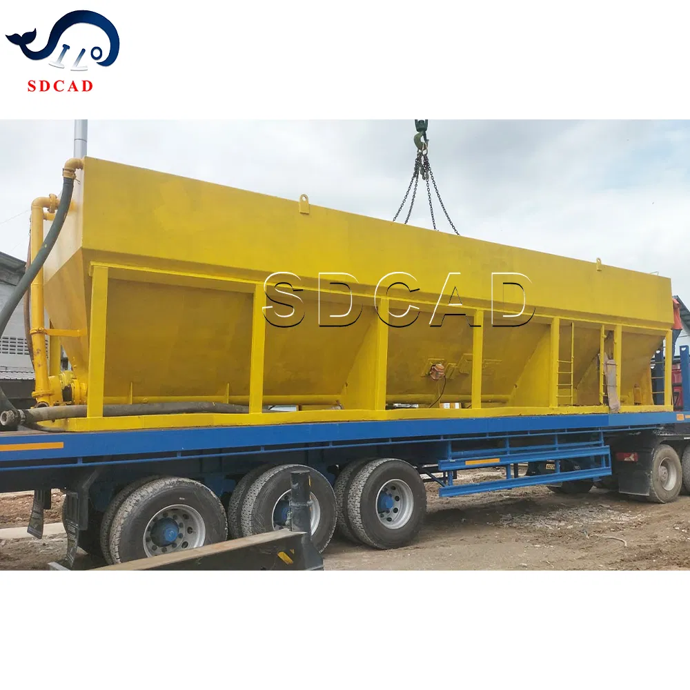 Sdcad 30m3/H Ready Wet Mix Mini Small Truck Mounted Mobile Concrete Batching Mixing Plant with Horizontal Cement Silo Factory Price