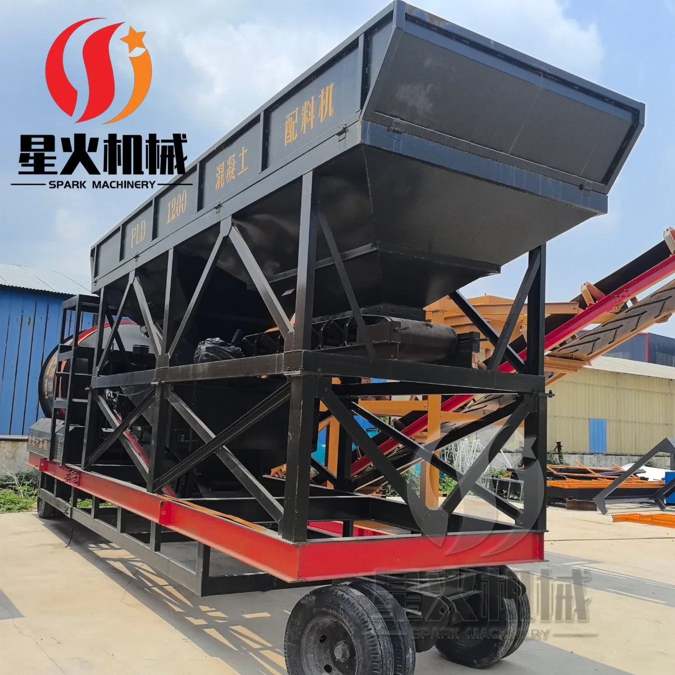 Fully Automated Concrete Batching Plant 25/35/50 M3/H Cutting Operational Labor Costs