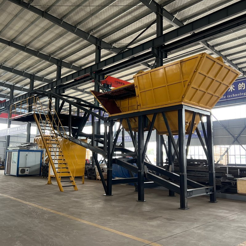 Chinese Manufacturer Yhzs75 Mobile Batching Plant with Concrete Twin Shaft Mixer