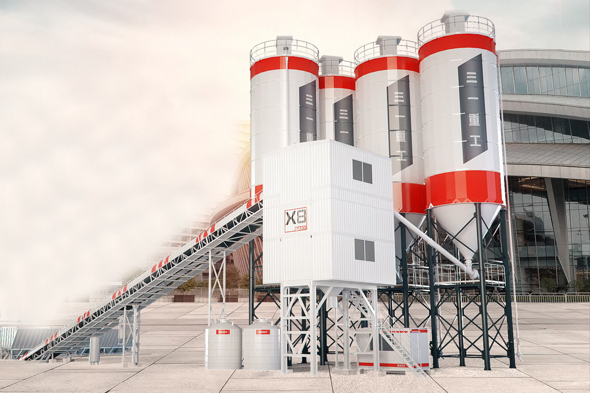 Hzs90 Fully Automatic Concrete Batching Plant Computer-Controlled Weighing System for Ready Mix Concrete