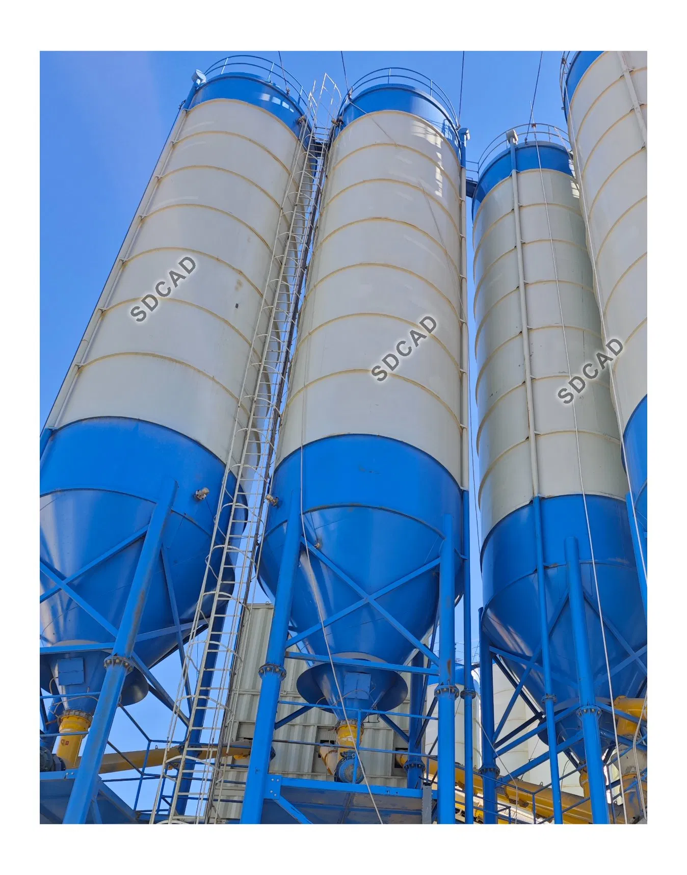 Factory Price Rmc Concrete Mixing Plant 30m3/H 50m3/H 90m3/H Stationary Concrete Batching Plant with 50t 100t 200t Cement Silo