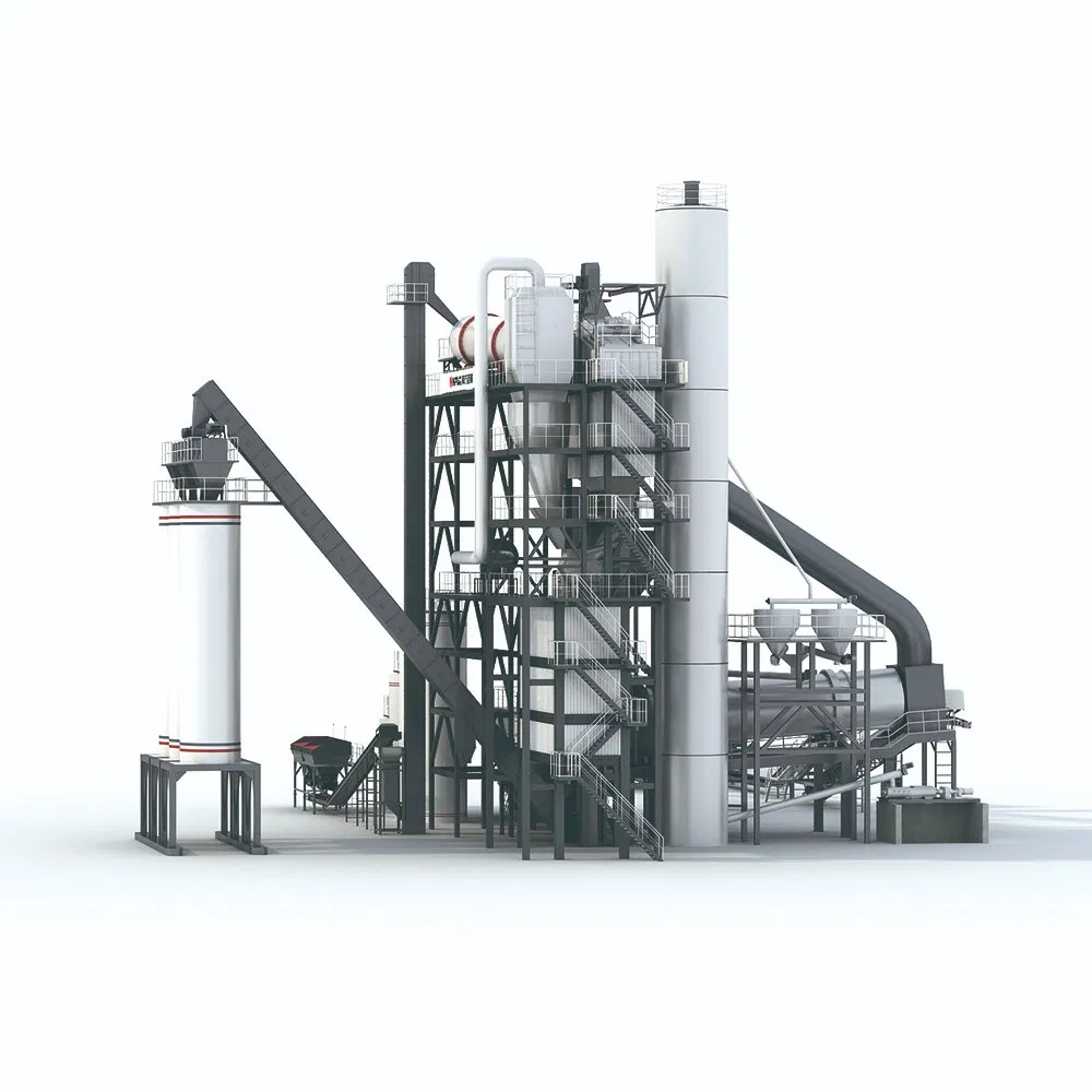 Energy Conservation Continuous Intermittent Integral Type Asphalt Concrete Mixing Plant
