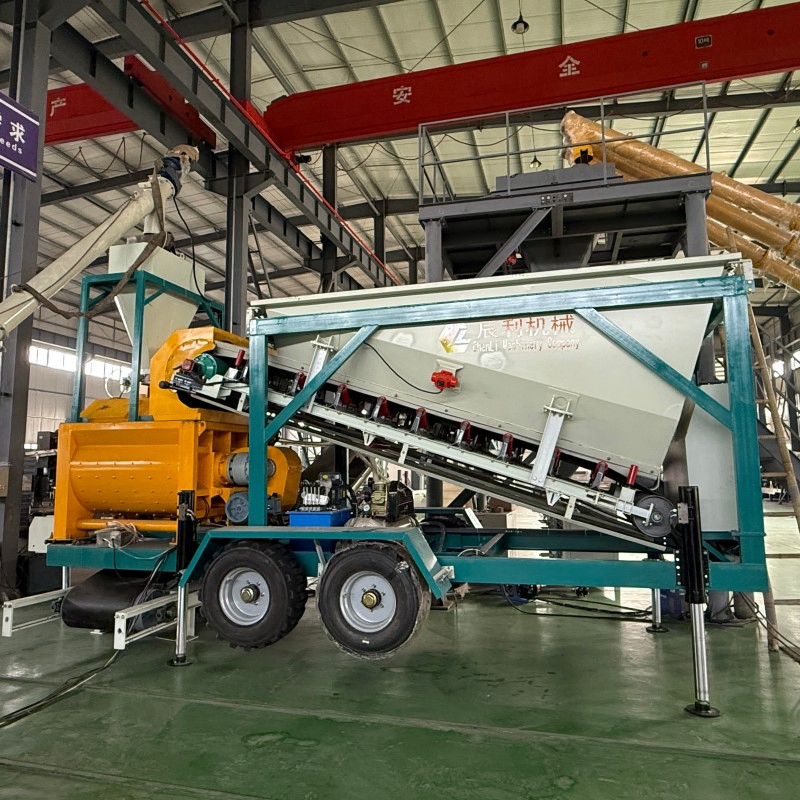 High-Efficiency Compact Concrete Batching Plant with 1500L Capacity