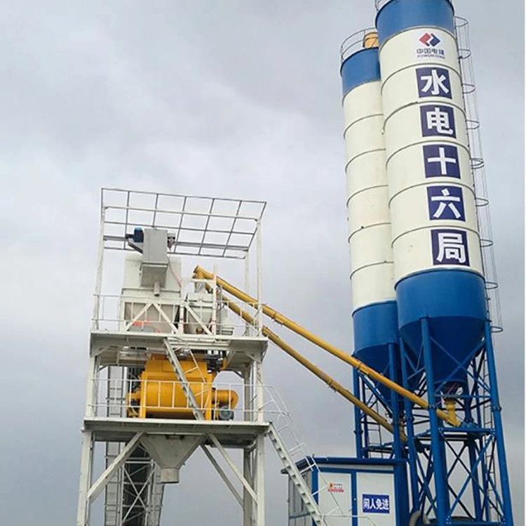 XCMG Hzs60ky Used Small Portable Mobile Concrete Batching Mixer Plant for Sale