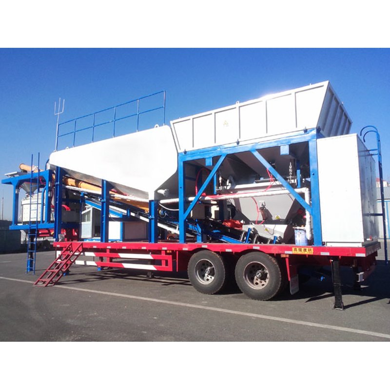 Mobile Concrete Batching Plant in Ethiopia One-Site Concrete Plant