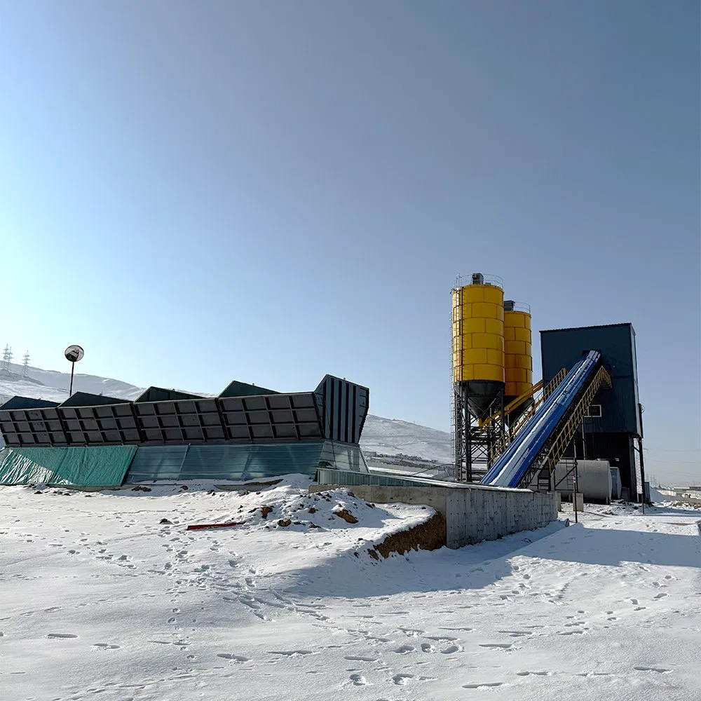 Hls90 Concrete Batching Plant, Eco-Friendly Dust Removal &amp; Automatic Control