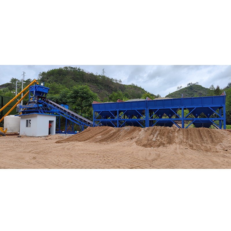High-Efficiency Portable Concrete Batching Plant for Precast Cement