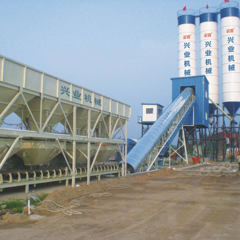 Cement Mixer Aggregate Concrete Batching Plants Hzs120 High Concrete Mixing Plant