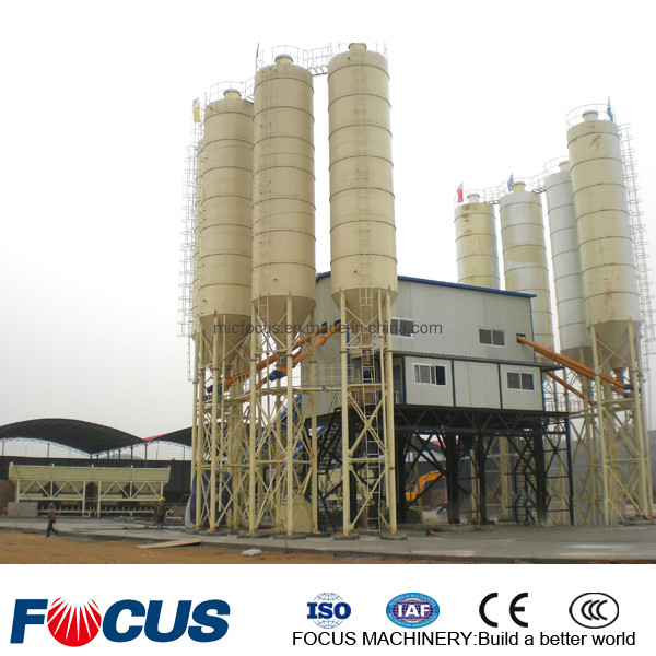 Ready Mixed Hzs120 120m3/H Belt Conveyor Concrete Batching Mixing Plant Container Type with Fully Automatic Computer Control 2000L Twin Shaft Mixer
