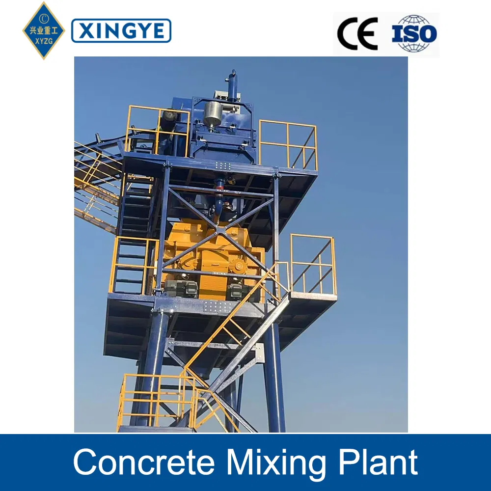 High-Efficiency Hzs180 Dry Mix Precast Concrete Batching Plant