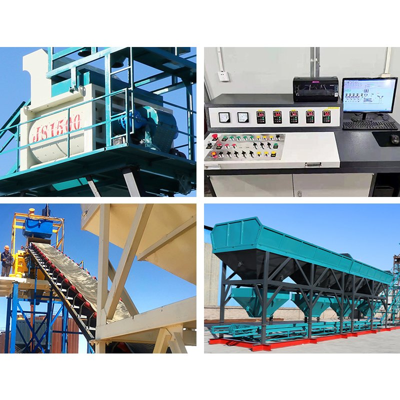 China Manufacturer Portable Stationary Construction Machinery Wet Mix Small Fully Automatic Control Integrated Mixer Concrete Asphalt Mixing Batching Plant