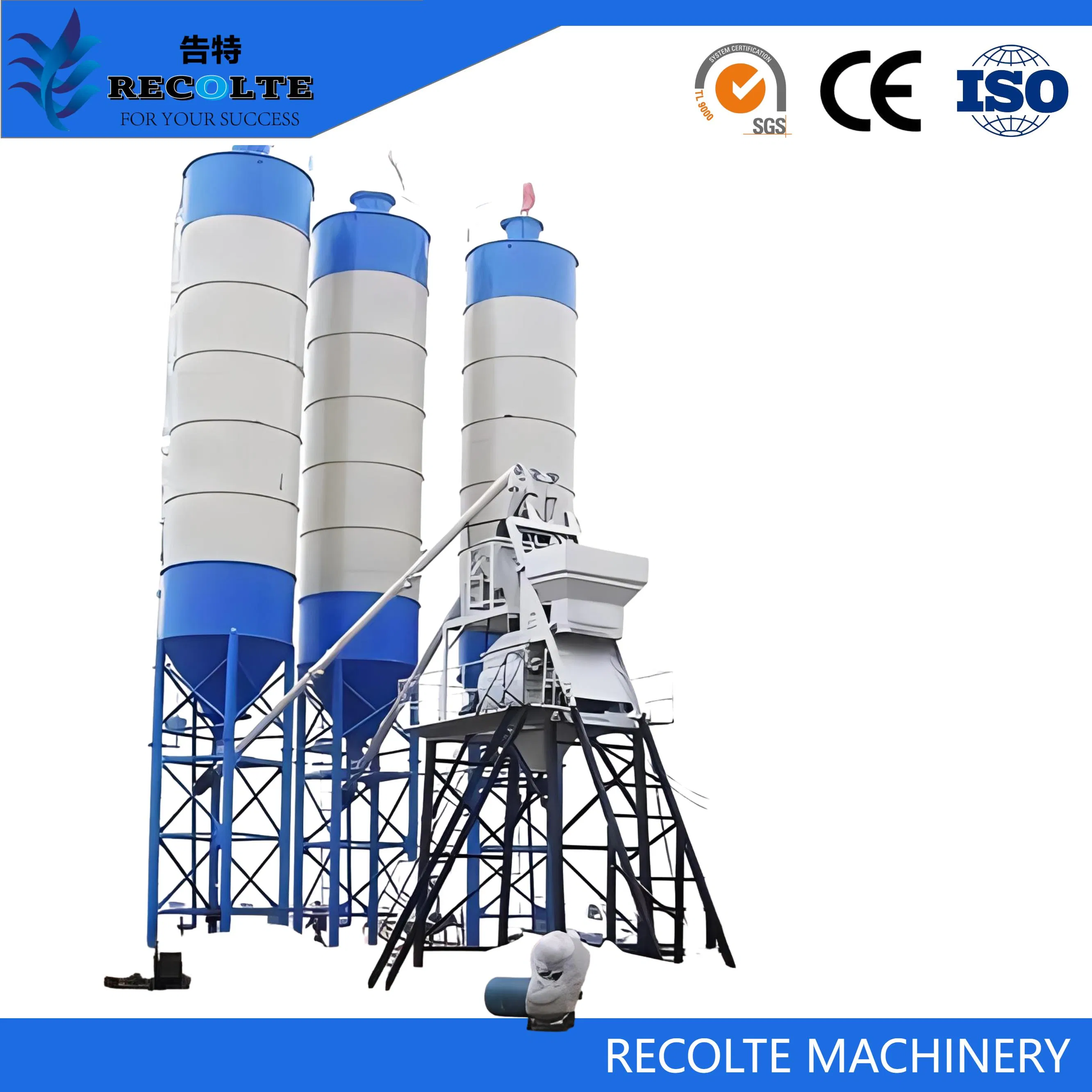 Eco-Friendly /Concrete Batching Plant Hzs 100 M3/H Concrete Mixing Plant Redefined: Explore Our Collection