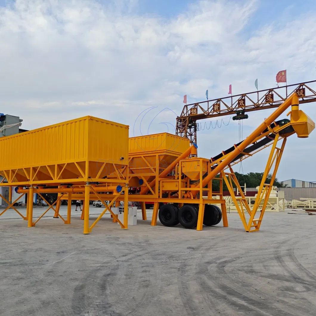 Dry Portable Concrete Batch Plant