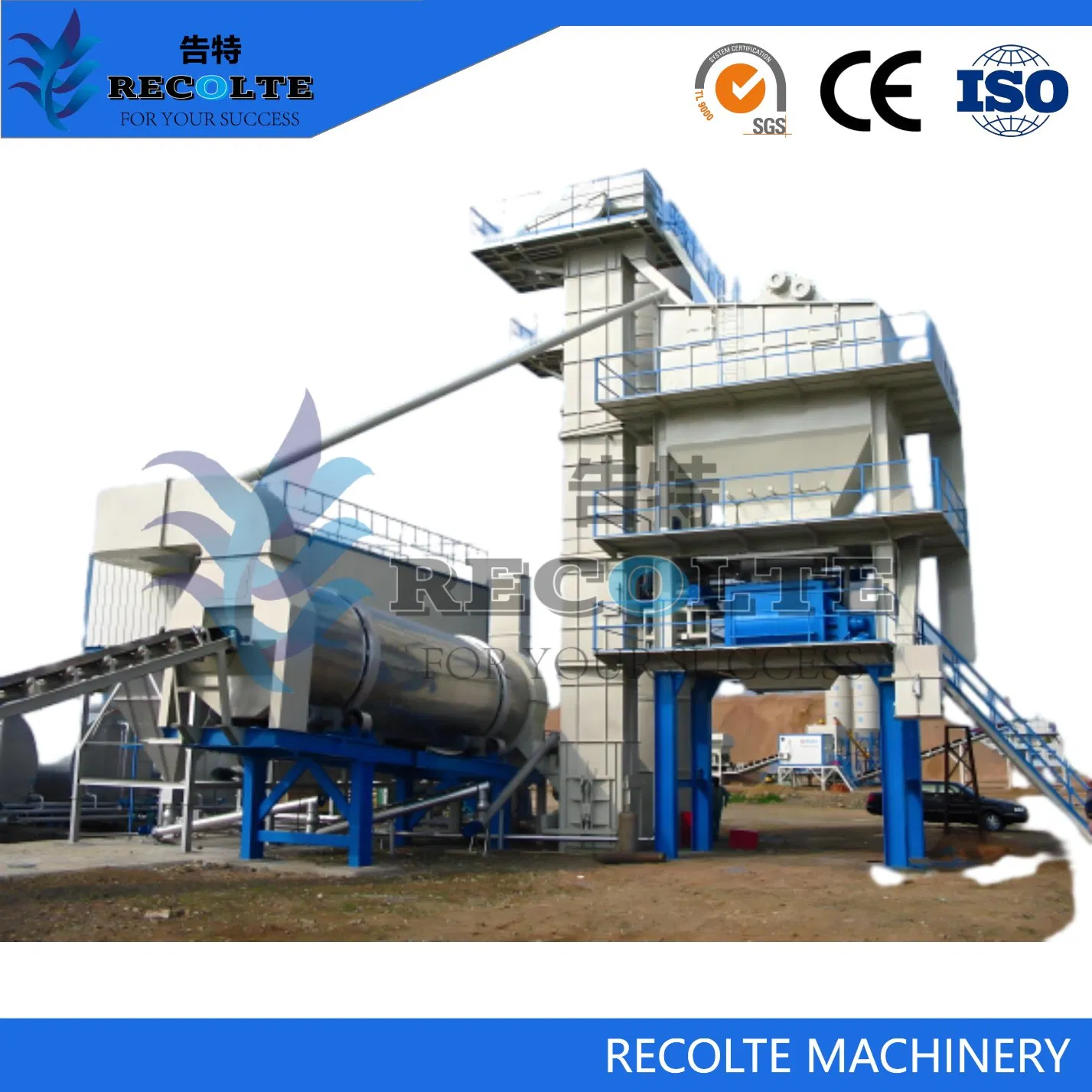 80t /Automated Temperature Control/Asphalt Mixing Plant / Asphalt Batching Plant
