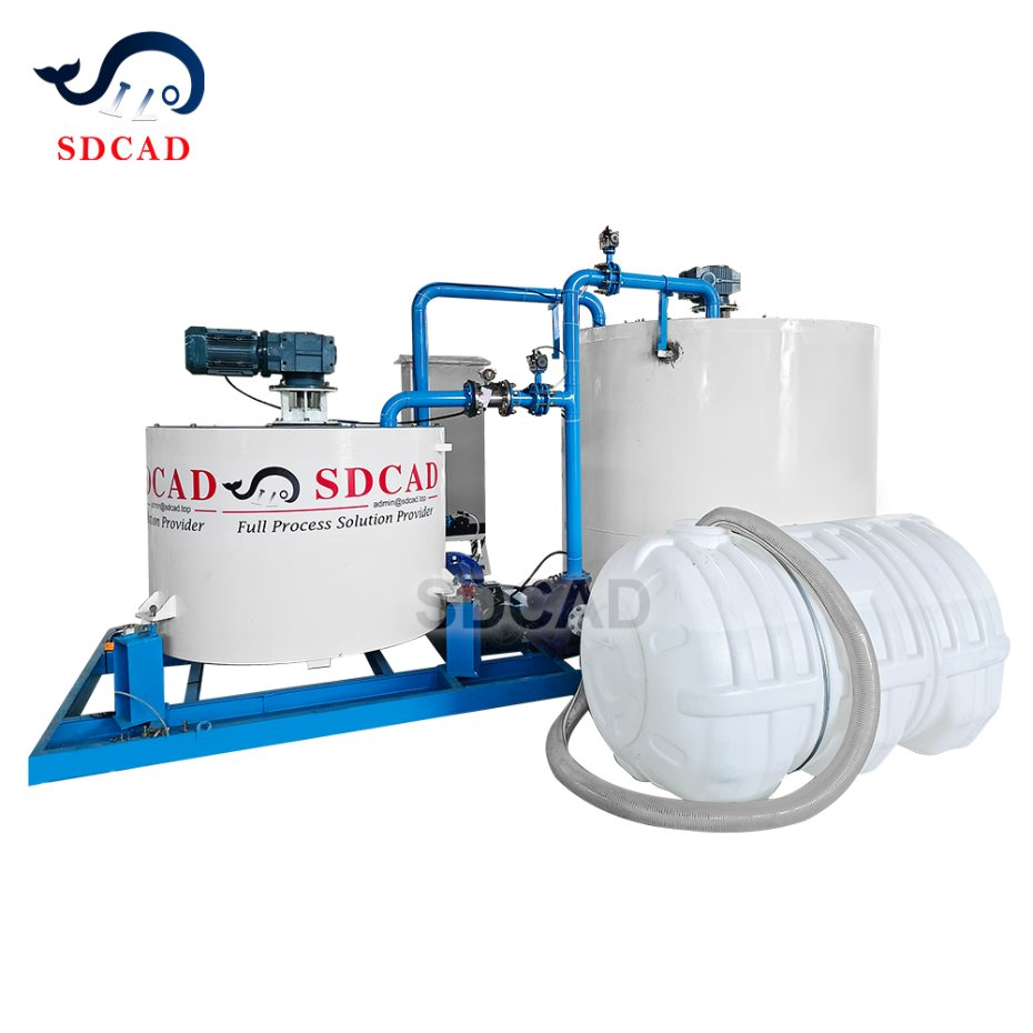 Fully Automatic 10-50m3/H Grout Mixing Plant with Container Silo as 20gp