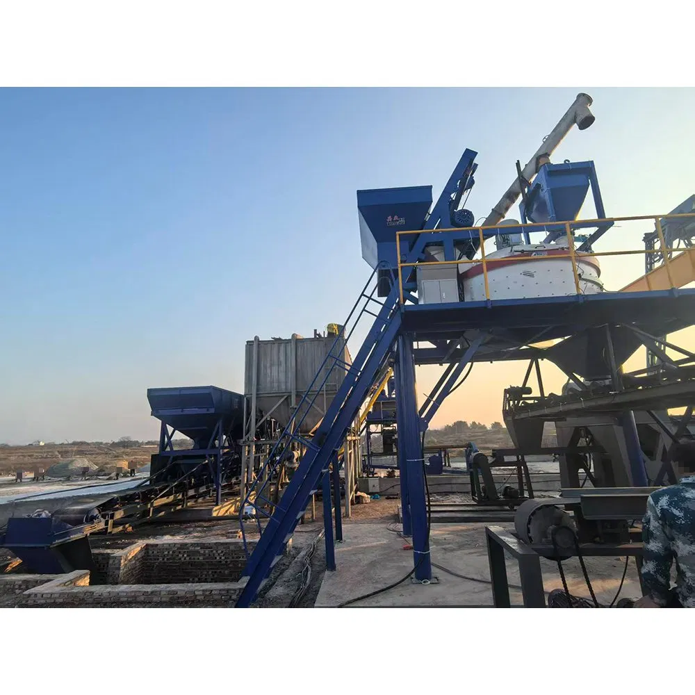 Vertical Shaft Planetary Concrete Mixer Plant