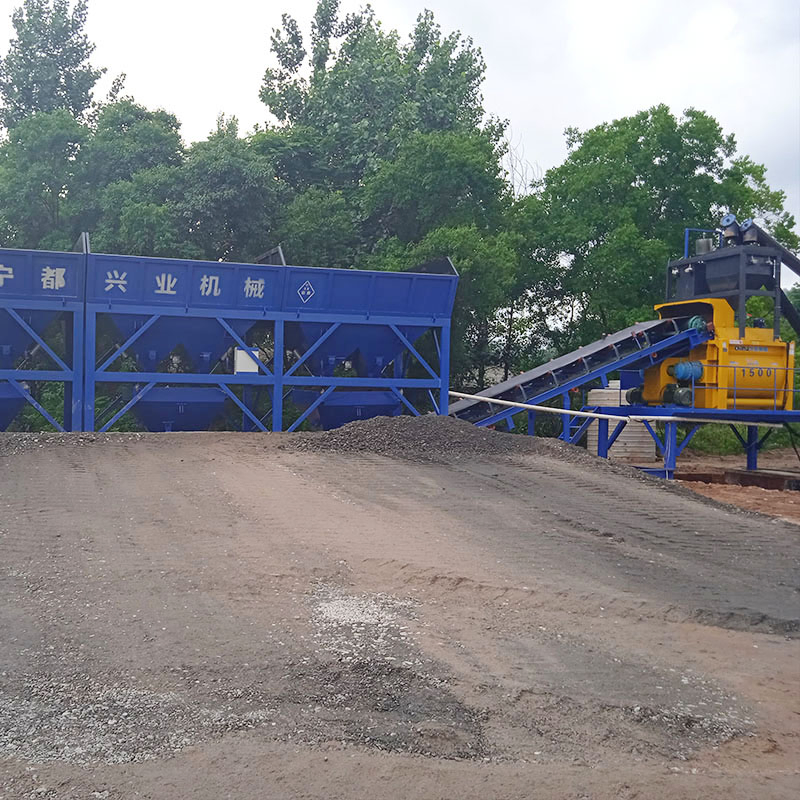 Xingye Free Foundation Mobile Ready Hzs90 Concrete Batching Mixing Plant Price