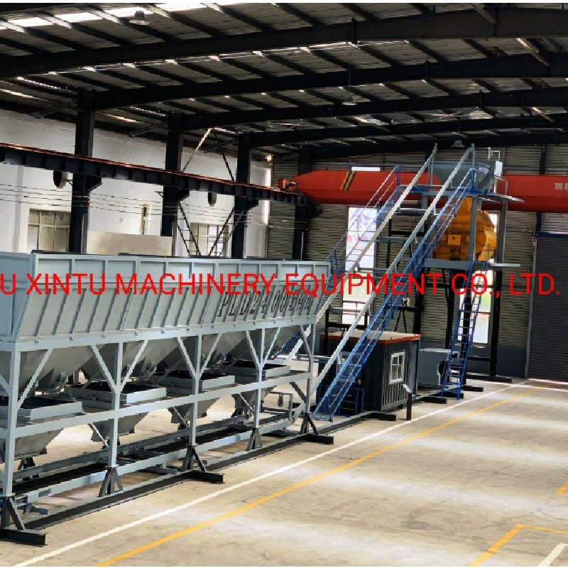 China Factory Good Quality Stationary Mixing Batching Dry Mix Concrete Batch Plant