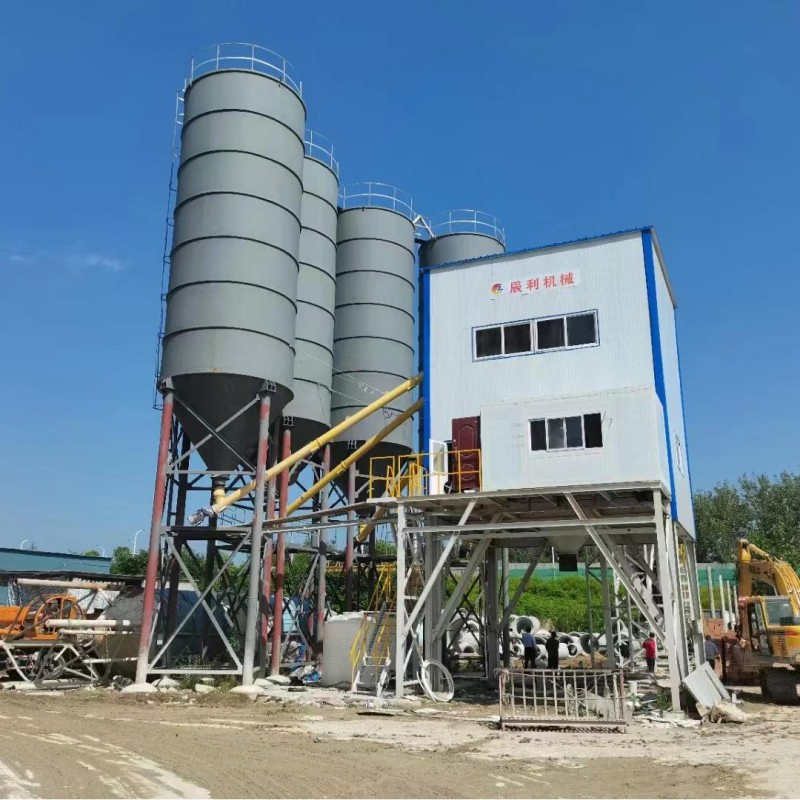 Hzs75 Concrete Mixer Manufacturing Plant Portable Concrete Batch Plants for Sale