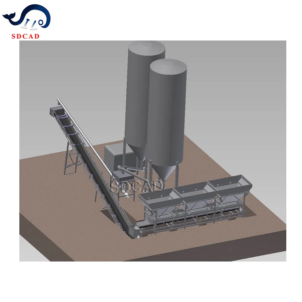 Affordable Concrete Dry Batching Plant with High Output Capacity and Minimal Operational Costs