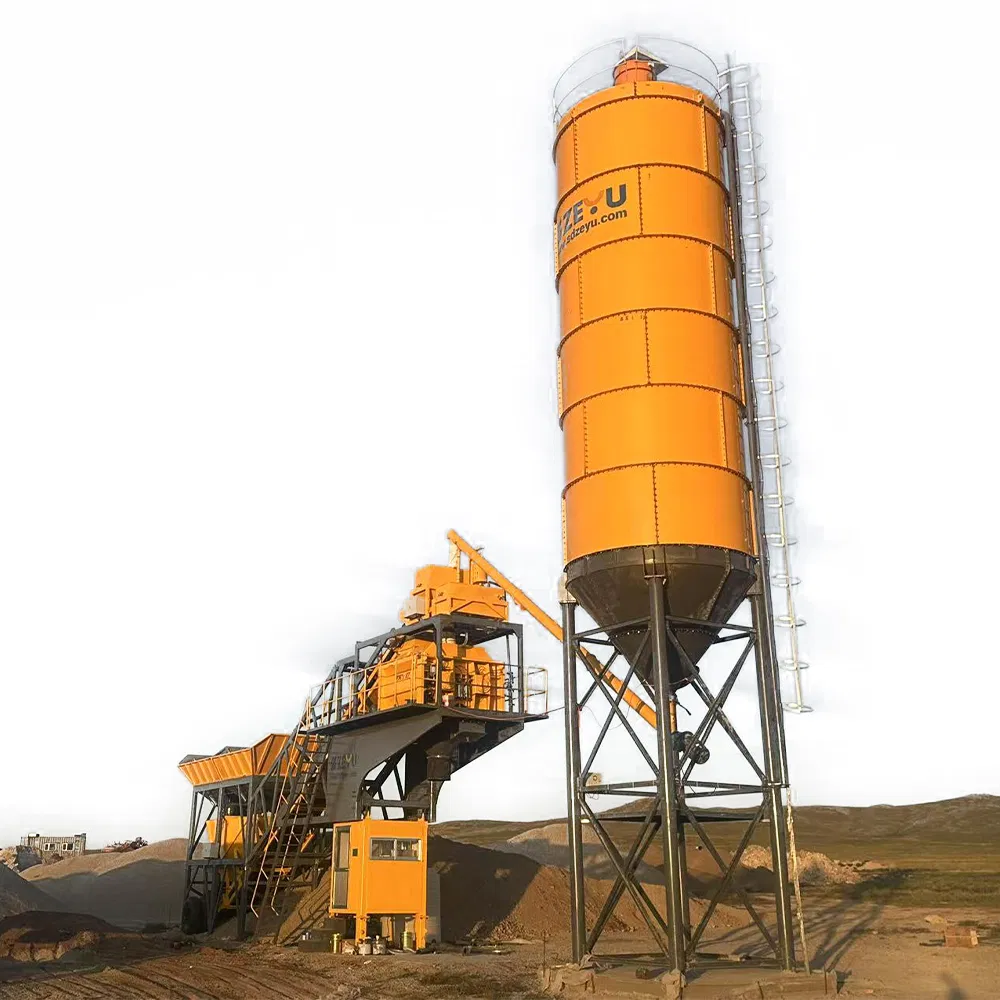 Modular Yhzs90 Concrete Batching Plant, Integrated Design for Various Terrains