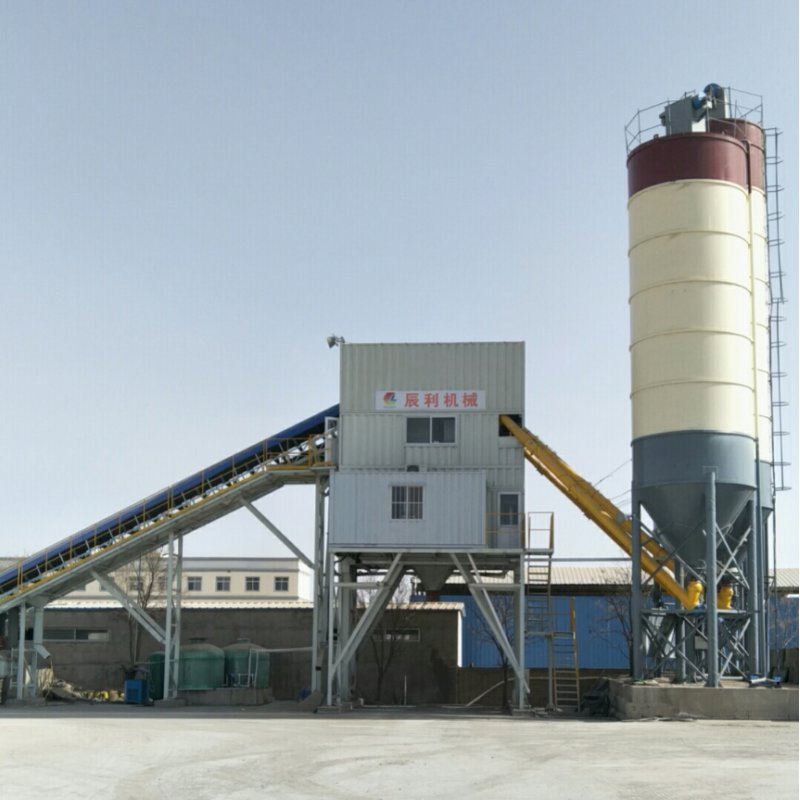 Hzs75 Concrete Mixer Manufacturing Plant Portable Concrete Batch Plants for Sale