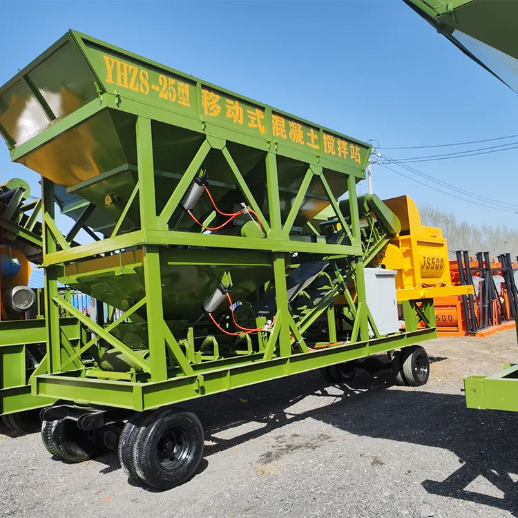 Mobile Concrete Batching Plant