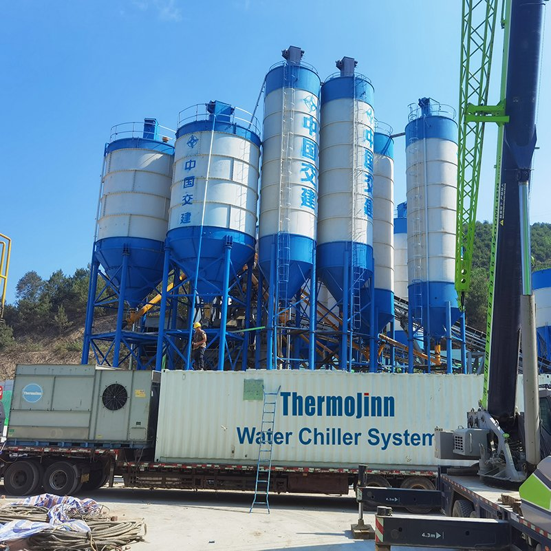 Water Chiller and Ice Maker System Customizable Cooling Solution for Concrete Ready Mix and Precast Batching