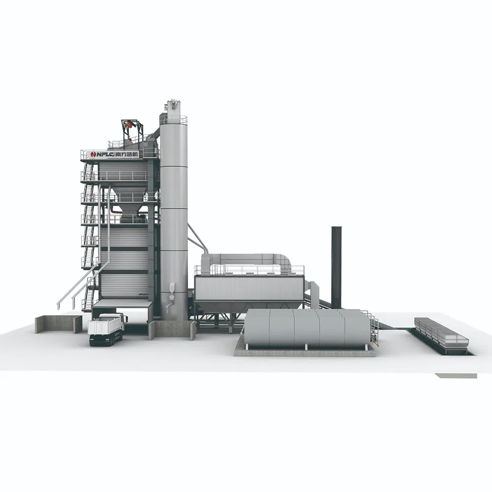 Eco-Friendly Asphalt Batching Plant with 1-Year Core Components Warranty