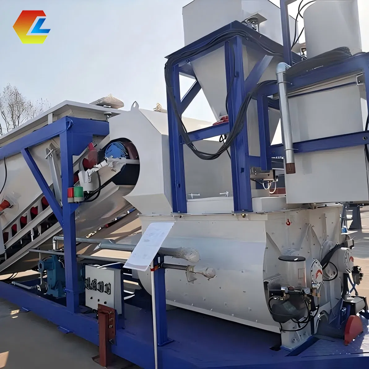 Factory Custom Small Mobile Concrete Ready Wet Mix Batching Station Concrete Plant