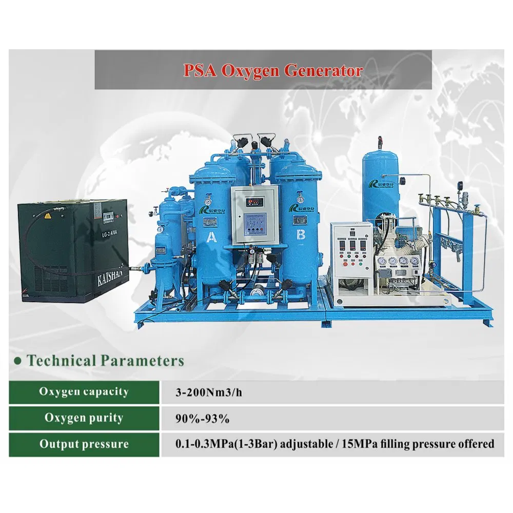 Medical Cryogenic Oxygen Plant with Oxygen Cylinder Filling System for Producing High Quality Oxygen for Sale