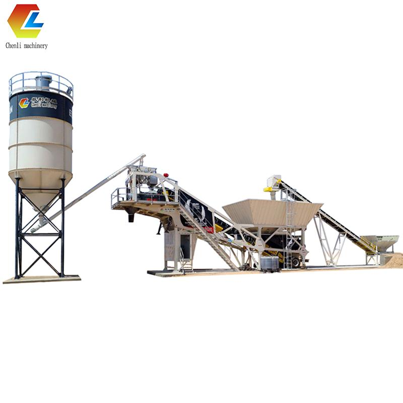 Rmc Concrete Mixing Plant in Nepal Mobile Concrete Batching Plant