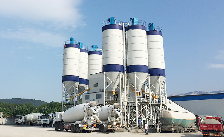 Hzs90 Fully Automatic 90m3/H Precast Mixed Concrete Batching Mixer Machine Plant Production