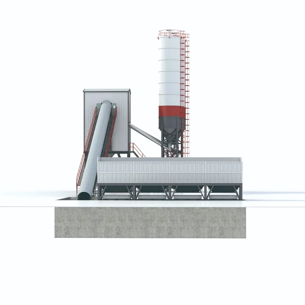 High Capacity Electric Concrete Batching Plant Price for Manufacturing Plants