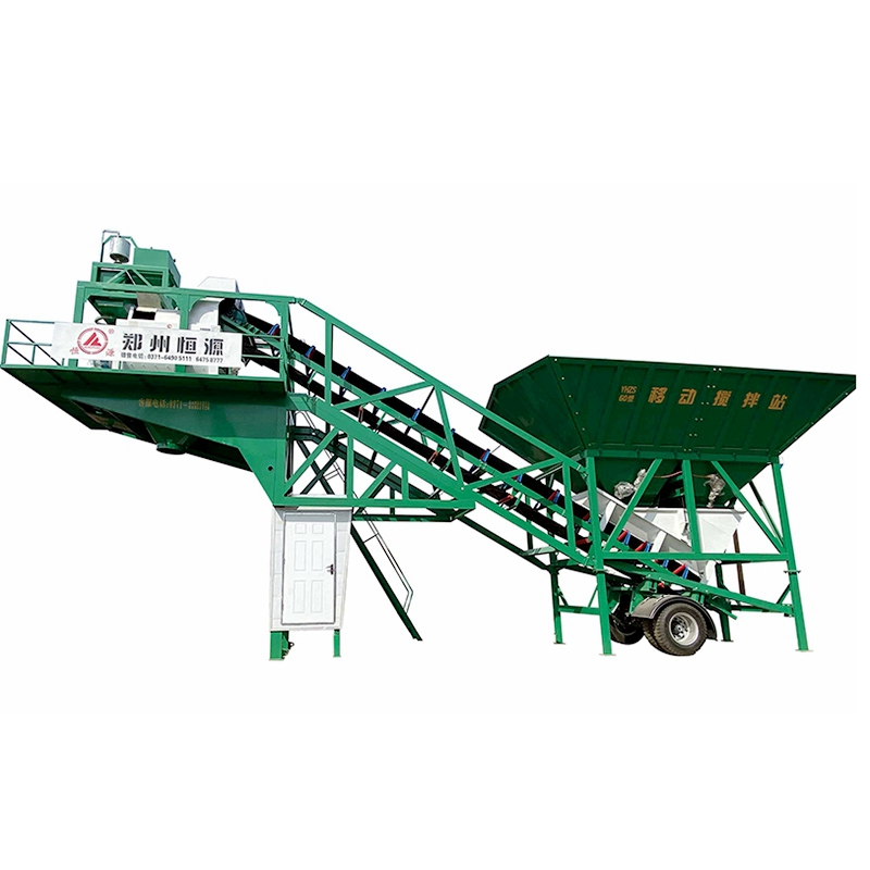 Fast-Movable &amp; Portable Mobile Mix Cement Plant Ready Mixed Station Concrete Batching/Mixing Plant From China Manufacturer